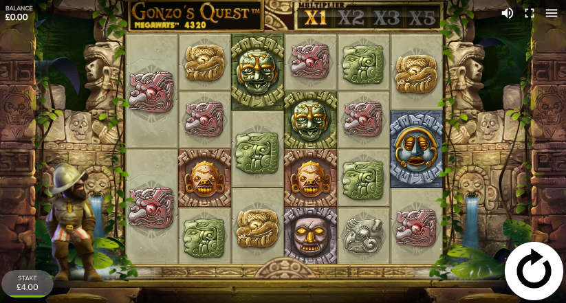 Screenshot Gonzos Quest Megaways Slot 2